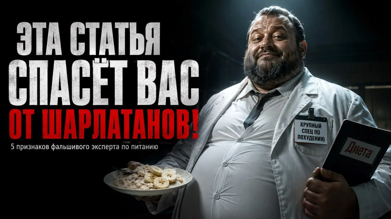 В этой статье мы обсудим главную проблемы современной диетологии. Вы смотрите очередного фитнес-гуру
