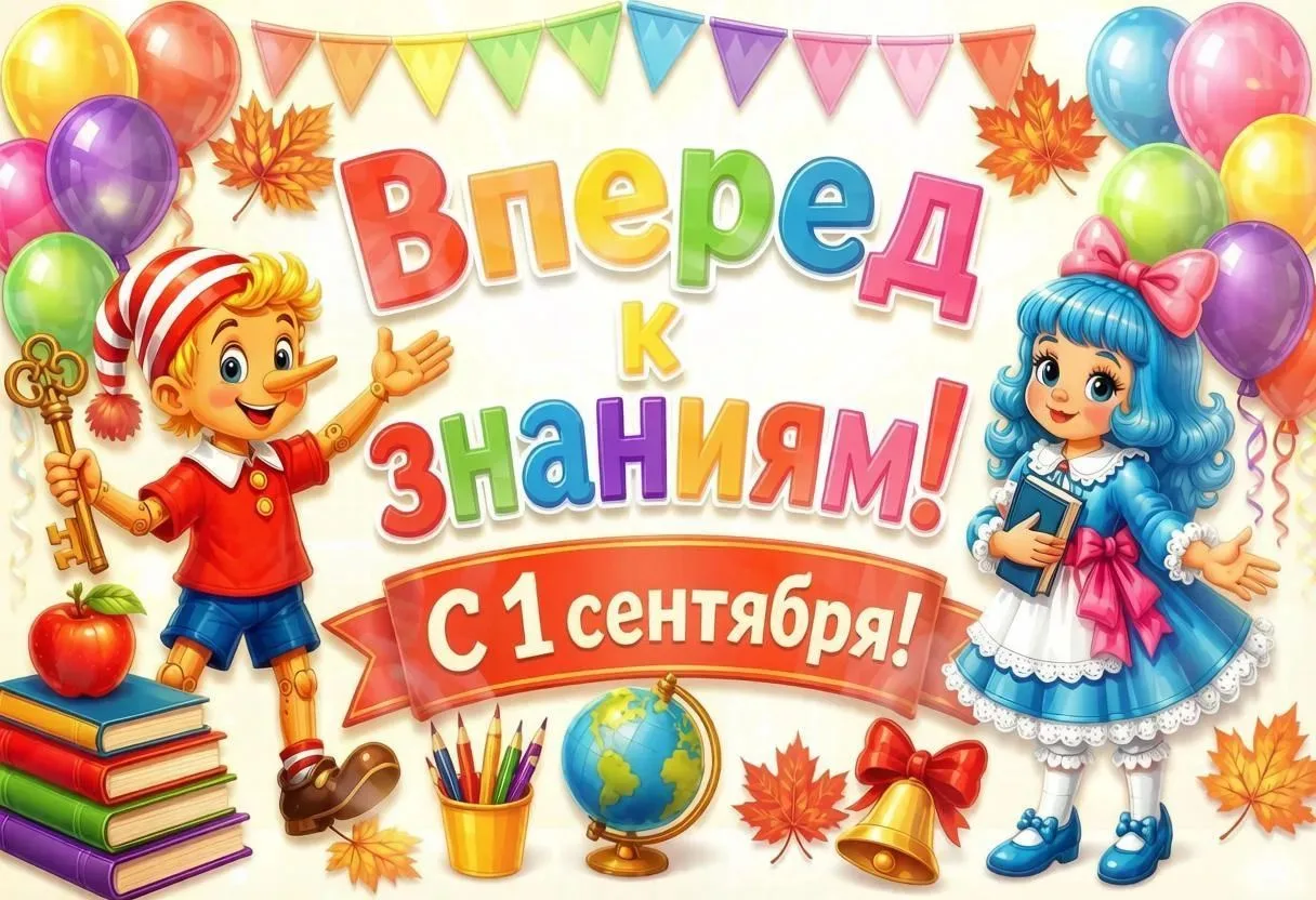 🍁С Днём знаний, дорогие ребята и уважаемые родители! 🎒✨
