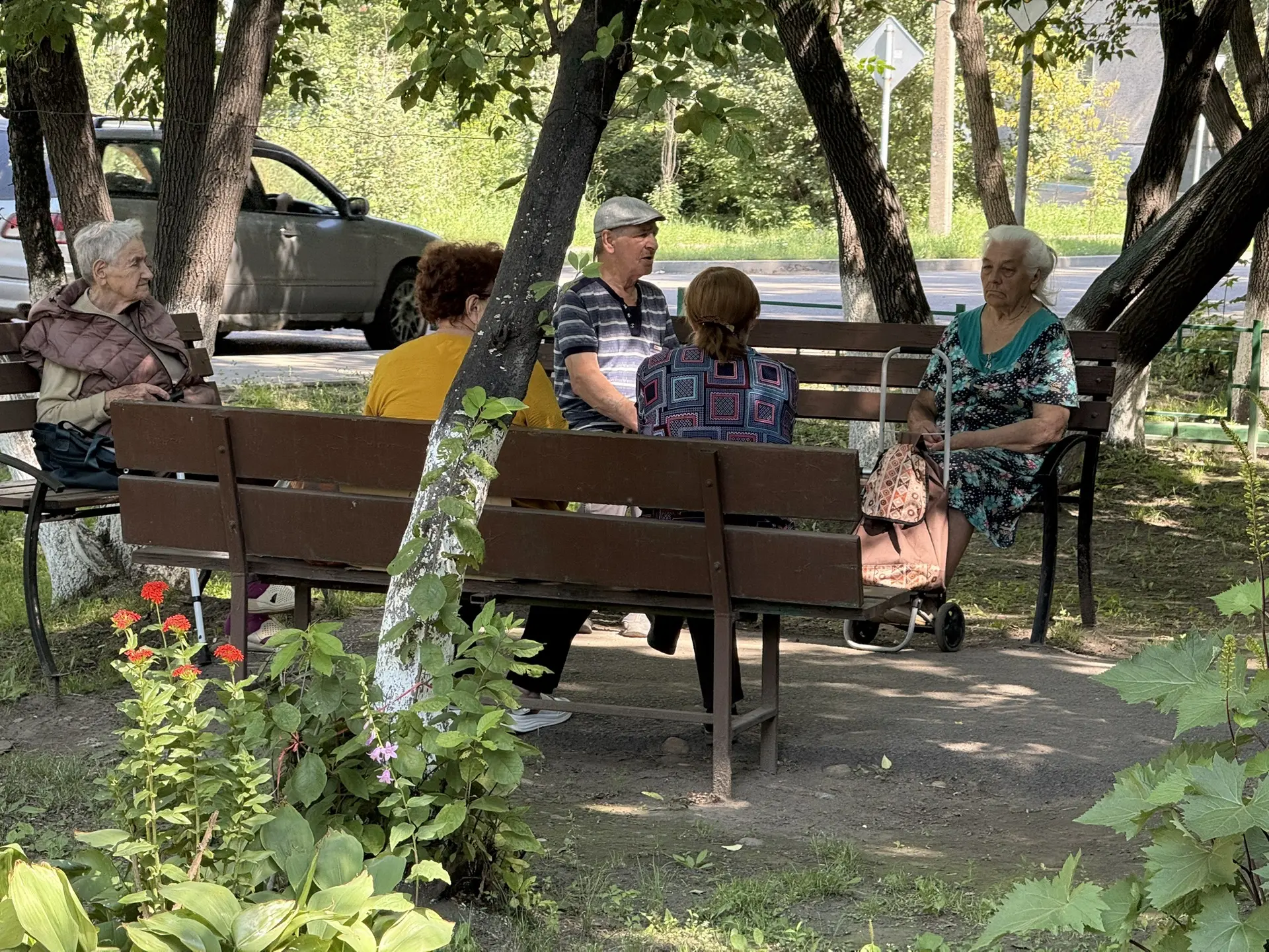 Доброго дня☀️

Пусть эти выходные будут наполнены тёплыми разговорами с соседями на скамейках. Ловит