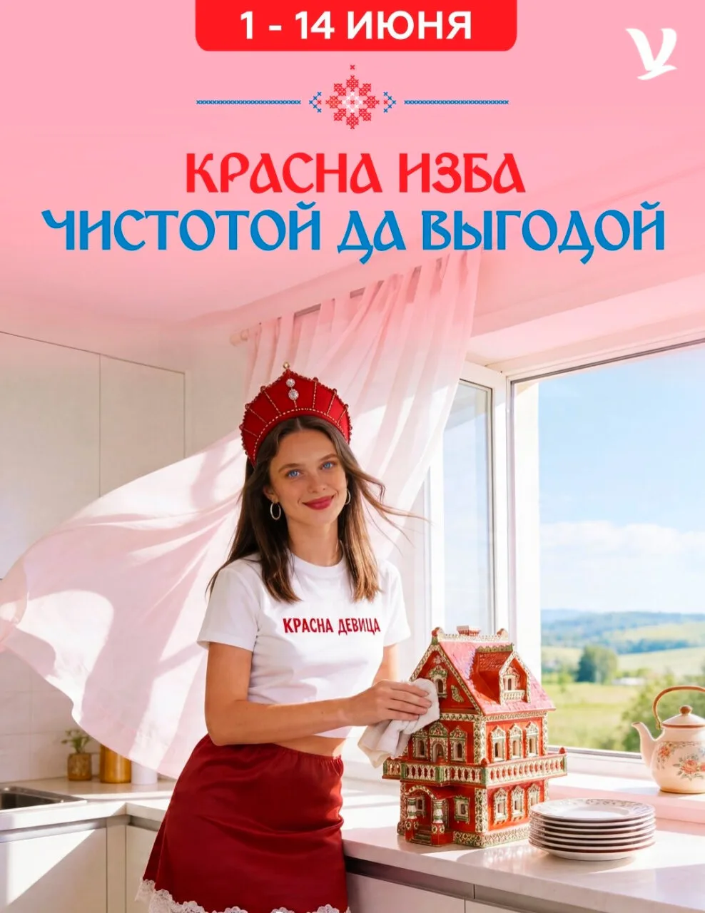 Красна изба чистотой да выгодой!