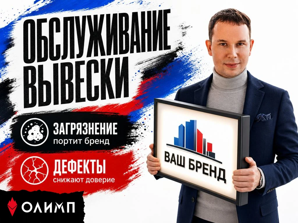 Обслуживание вывески: почему бизнес не замечает ❗️
