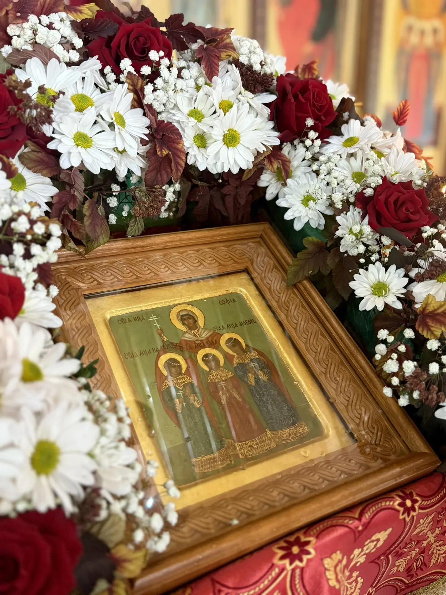 ♥️Вера, Надежда, Любовь и их матерь София: в храме Святой Софии отметили престольный пр...
