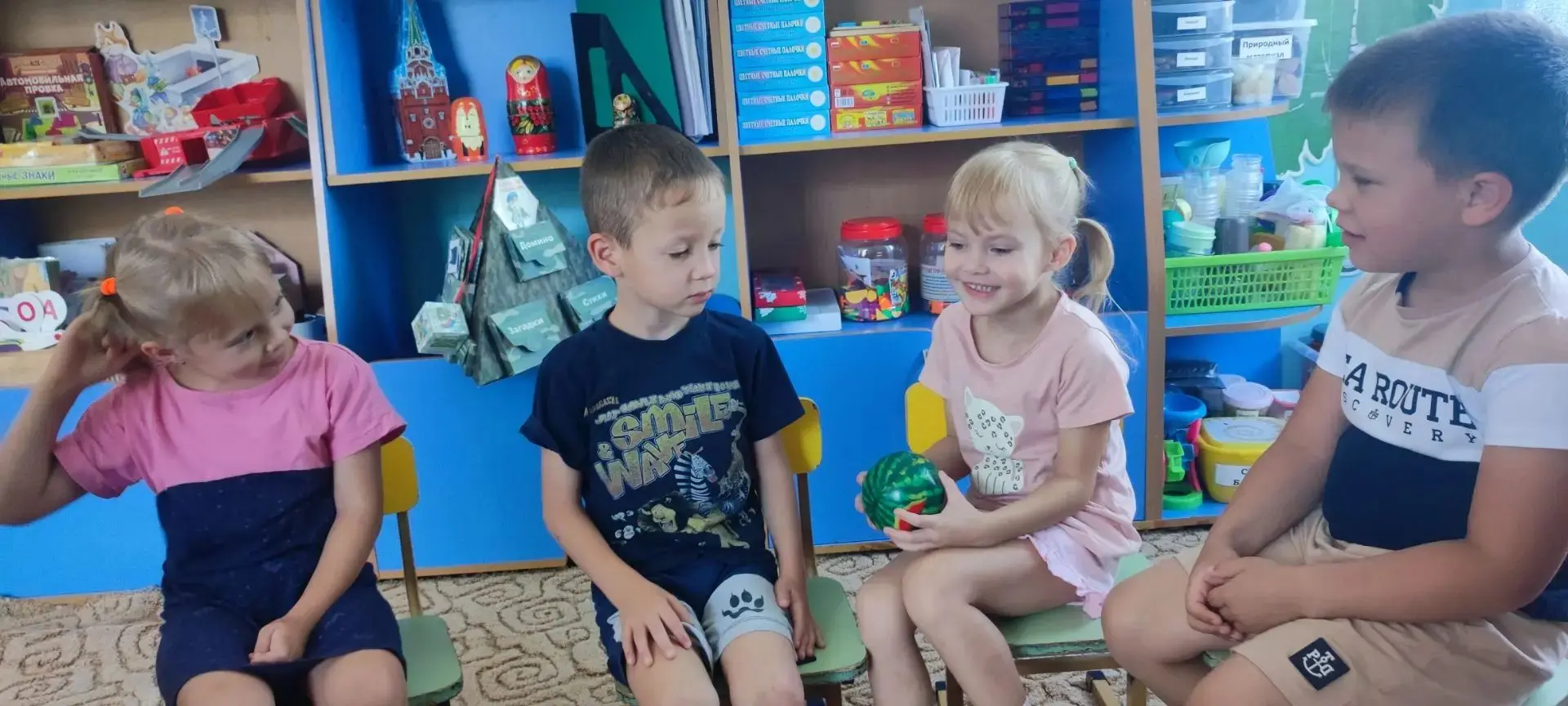 🍉🍉🍉Сочный праздник новоселов: День рождения арбуза в обновленном детском саду🎉🥳