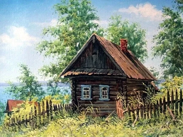 Изба бабы Дуни стояла в конце деревни, на развилке двух заброшенных дорог. Время превратило дороги в