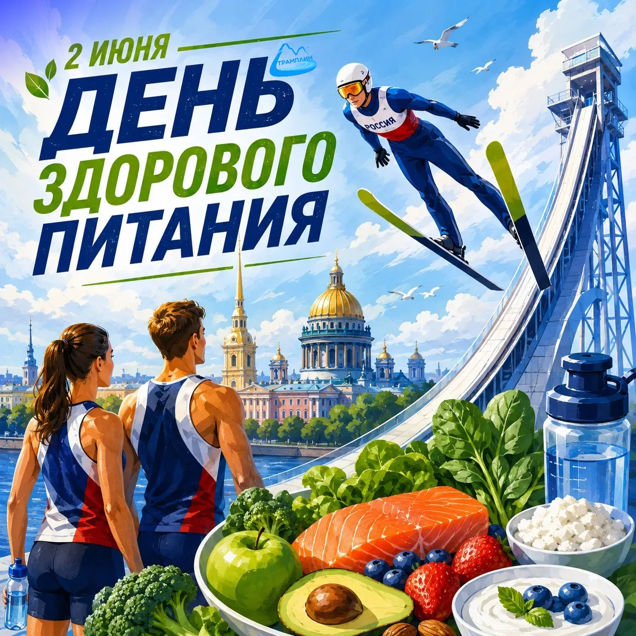 🥗 2 июня — День здорового питания