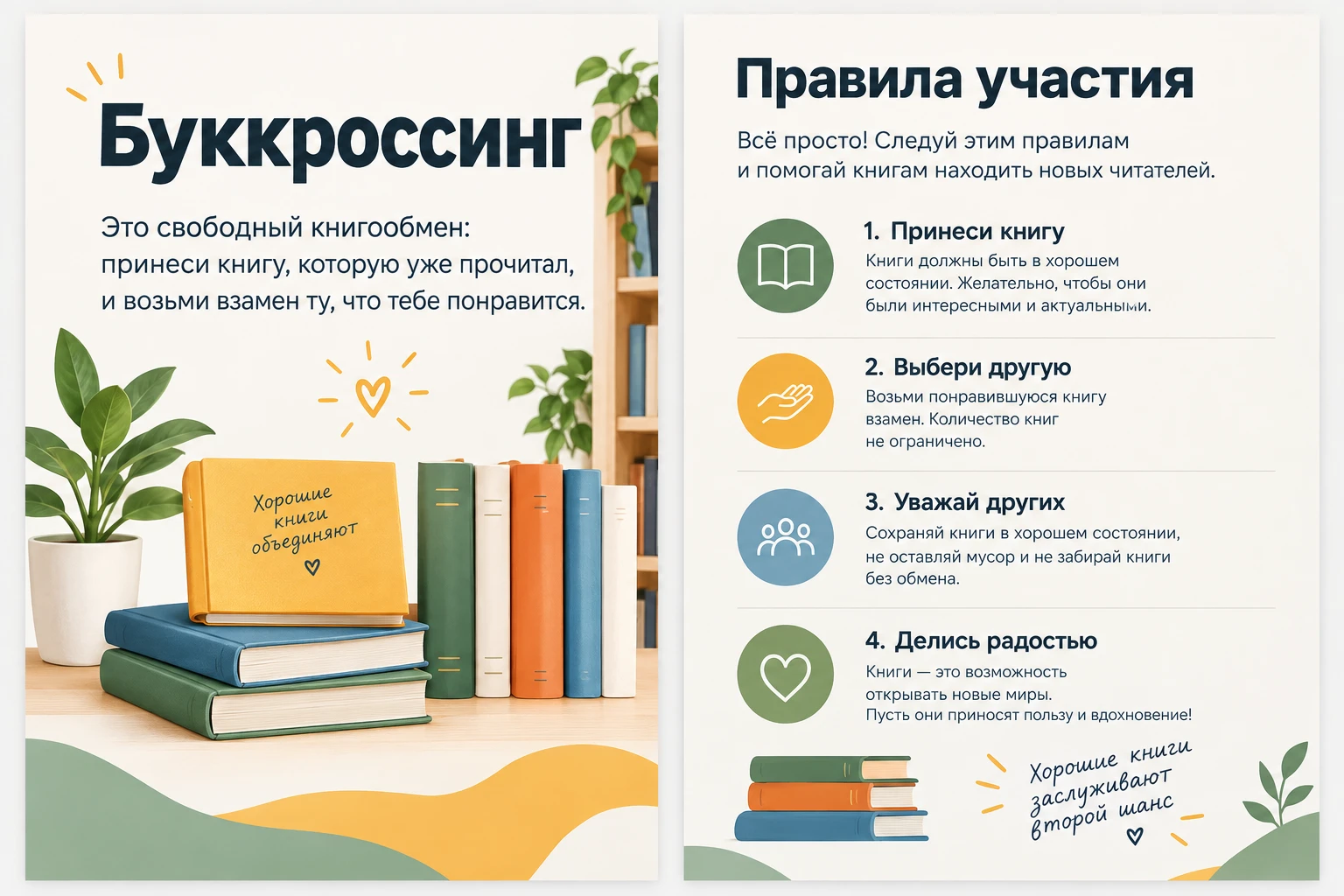 📚 Буккроссинг на избирательных участках!