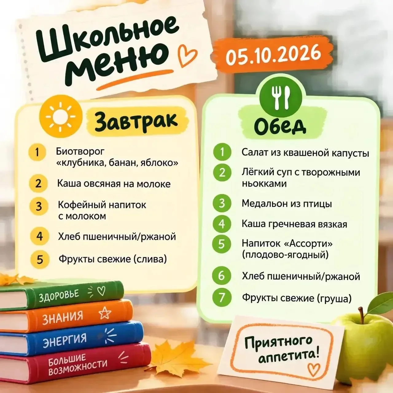 Приятного аппетита и чудесного настроения, ведь праздник продолжается!