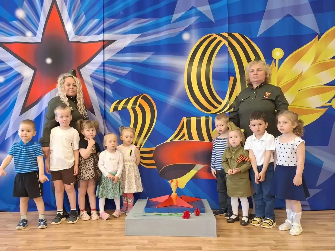 День Победы в Бережковском детском саду! 🕊️
