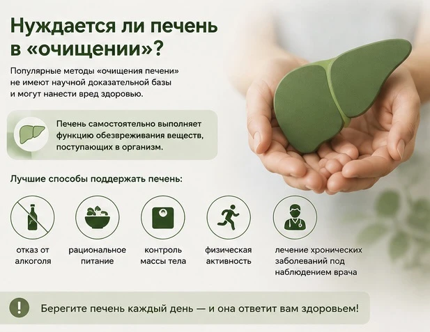 Нуждается ли печень в «очищении»?

Популярные методы «очищения печени» не имеют убедительной научной