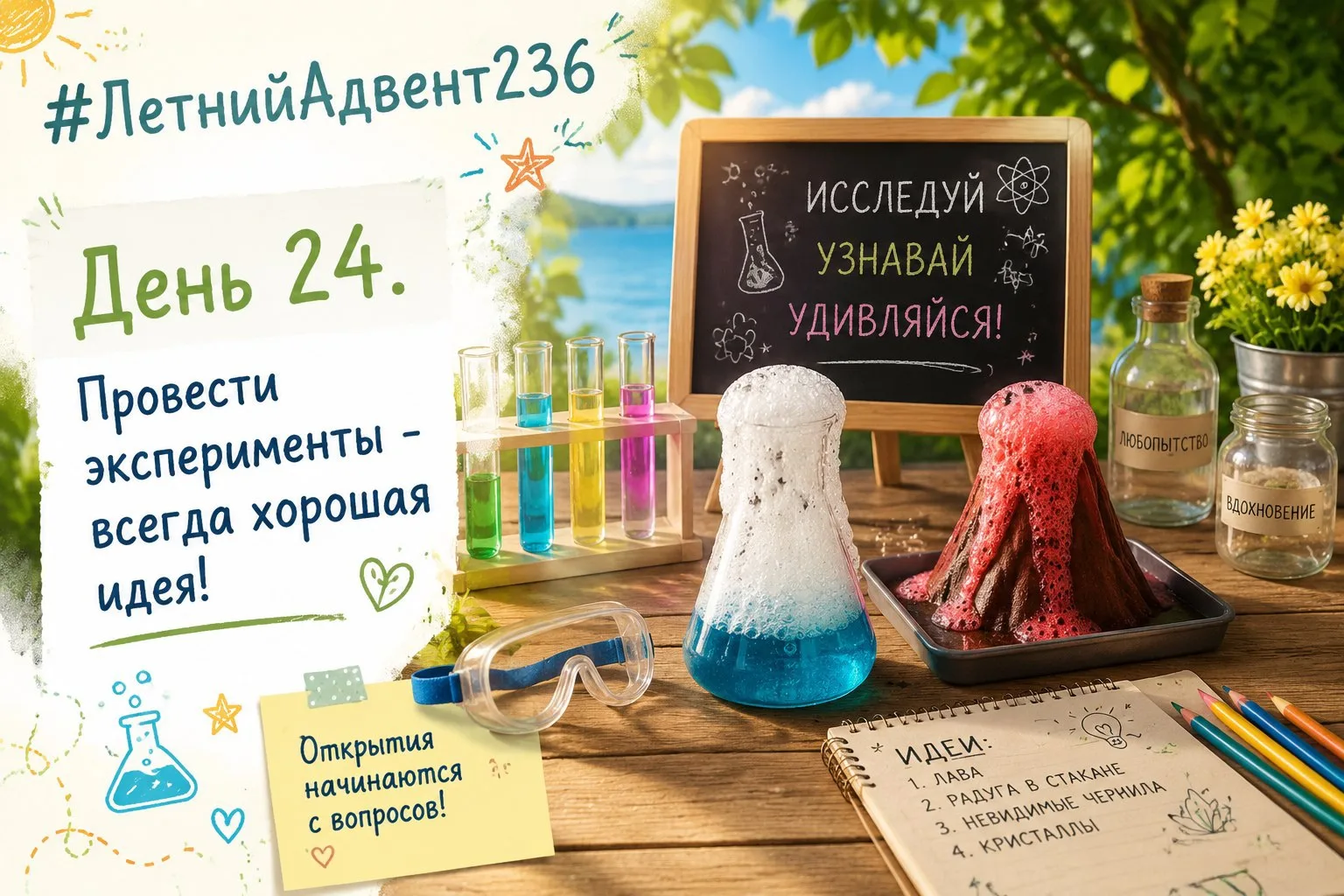 🧪 День экспериментов! Включаем юного учёного! 🚀

Сегодня – идеальный день для того, чтобы почувств