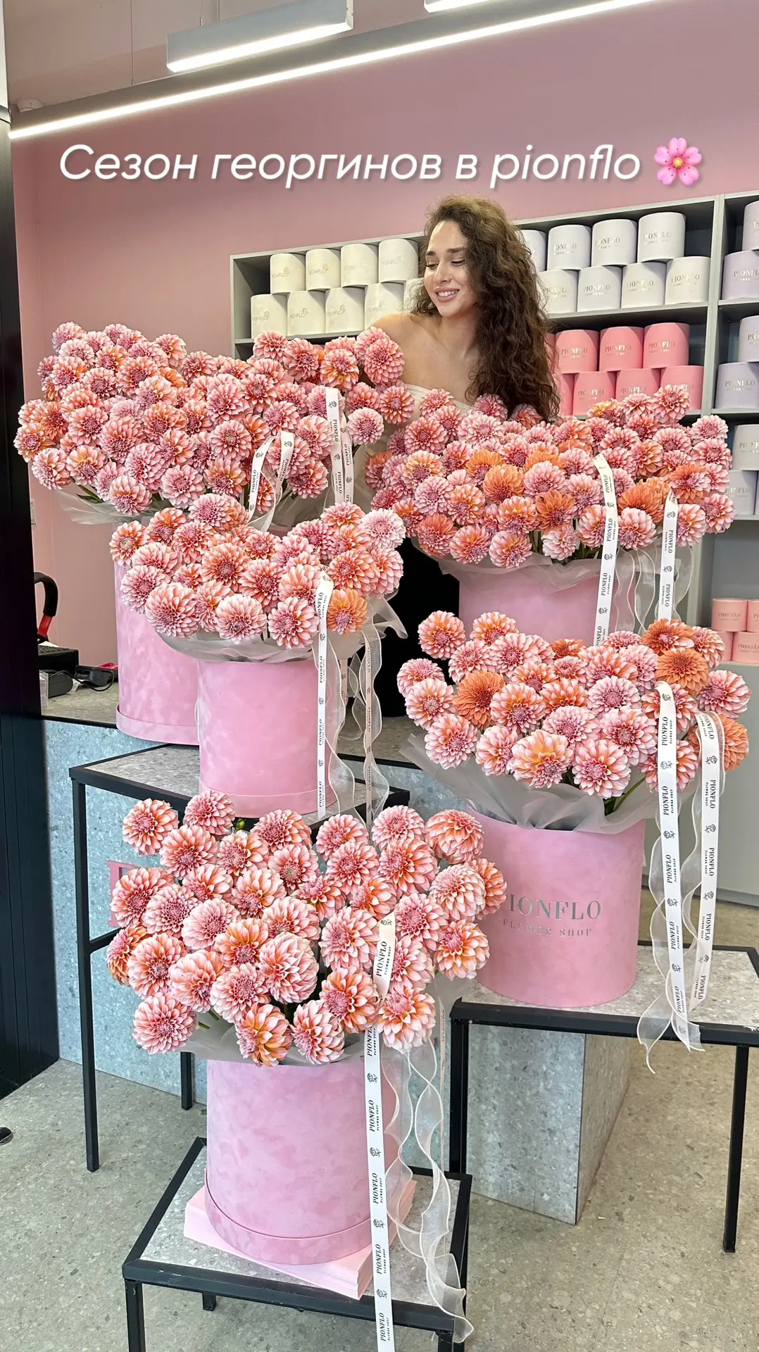 Георгины в pionflo —восторг в каждом бутоне 🌸
