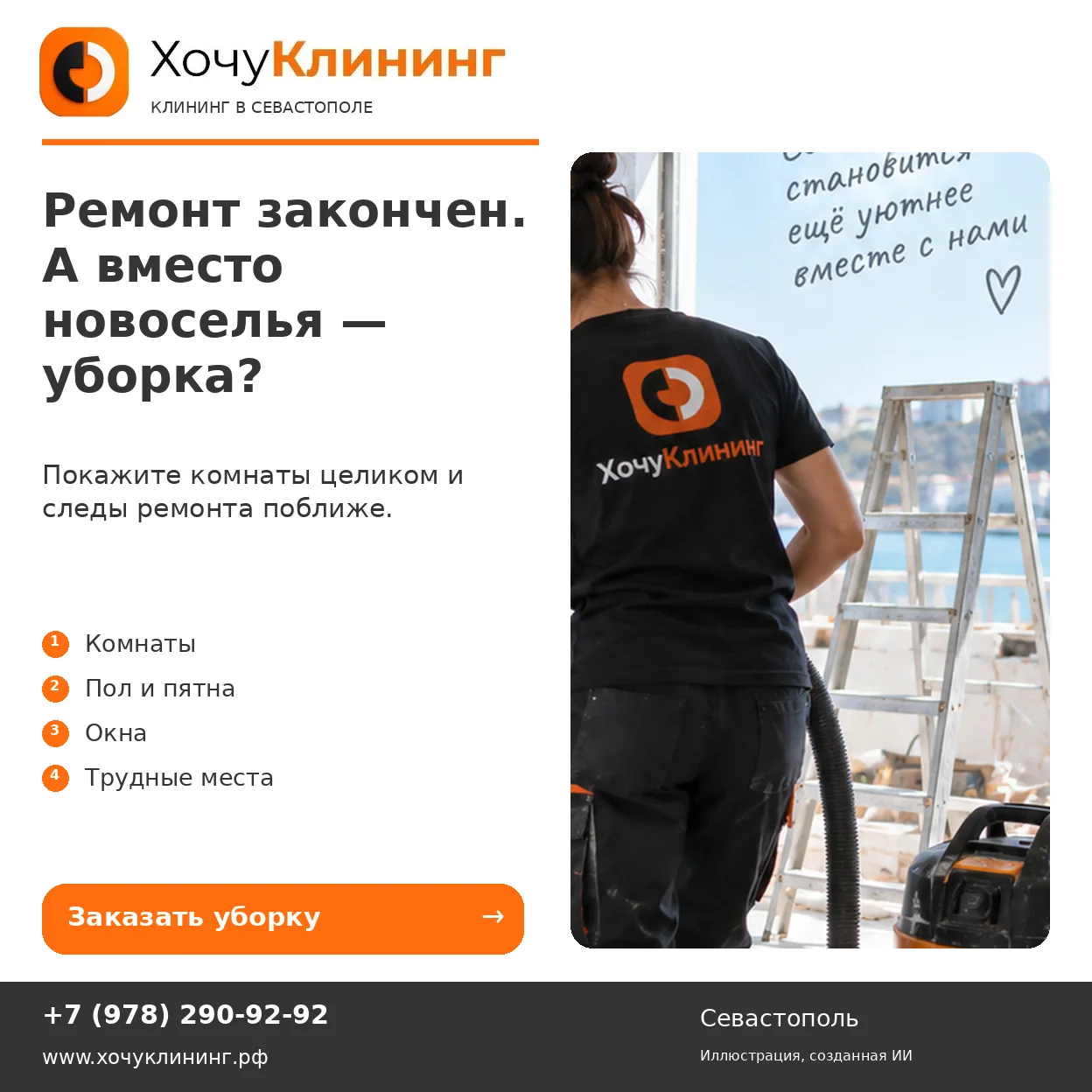 Ремонт закончен. А вместо новоселья — уборка?