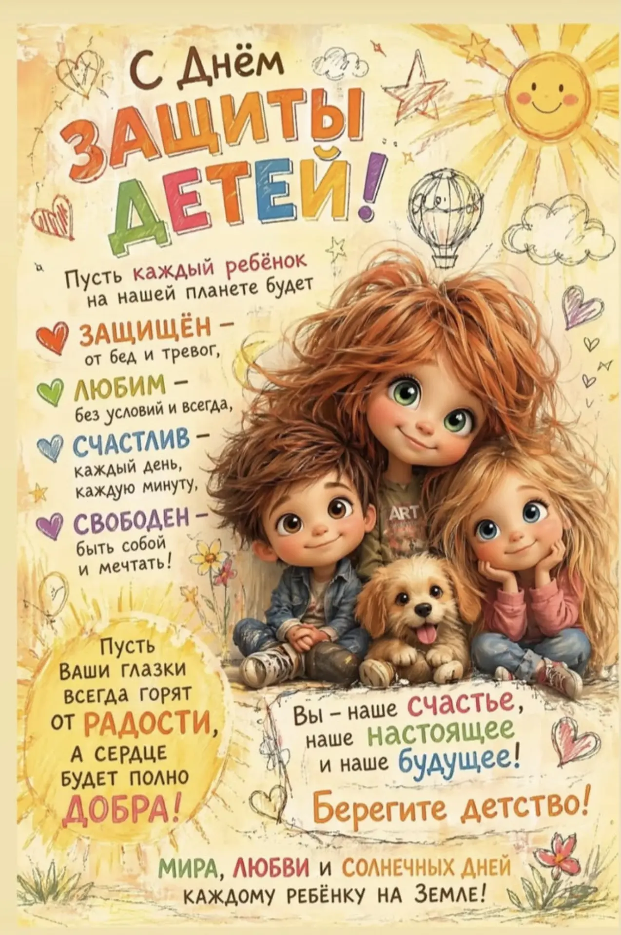 День защиты детей🌈