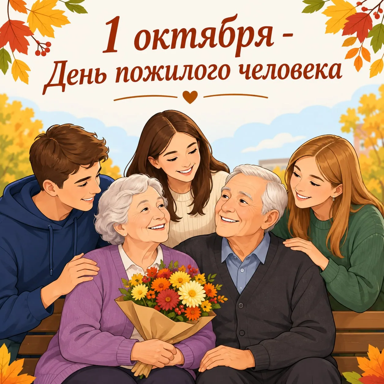 Завтра отмечается День пожилого человека. Не забудьте поздравить своих близких и уделит...