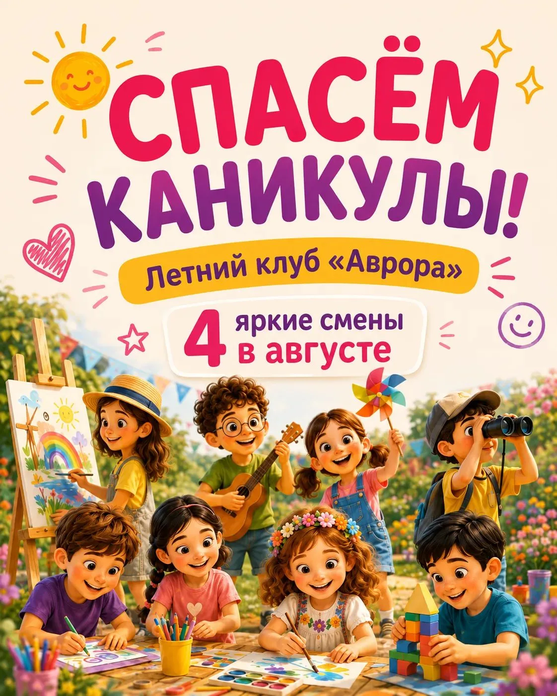 СПАСЁМ КАНИКУЛЫ?! 😜🌞😧

Ребёнку скучно дома, он постоянно сидит в телефоне и уже не знает, чем зан