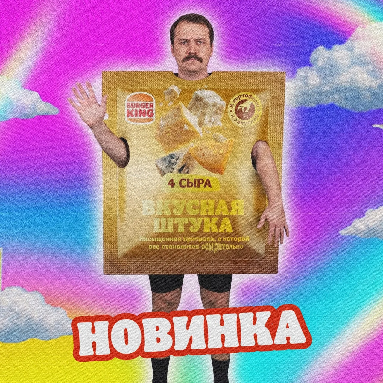 Админа заставили попросили рассказать вам про новую приправу 4 сыра🧀

Вкусная, прикольная там... К 
