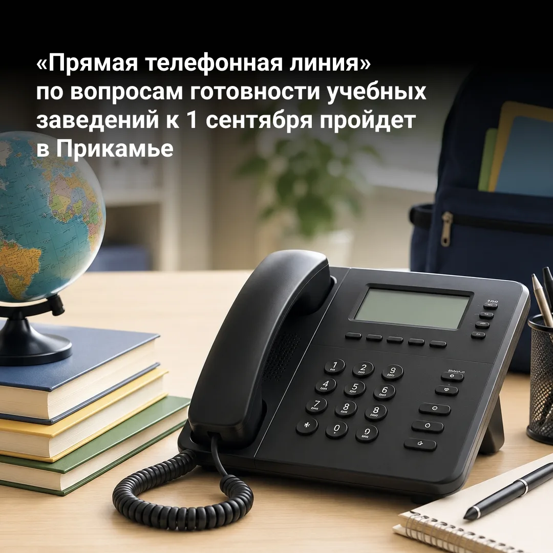 ☎  В Прикамье пройдет «прямая телефонная линия» по вопросам готовности учебных заведени...