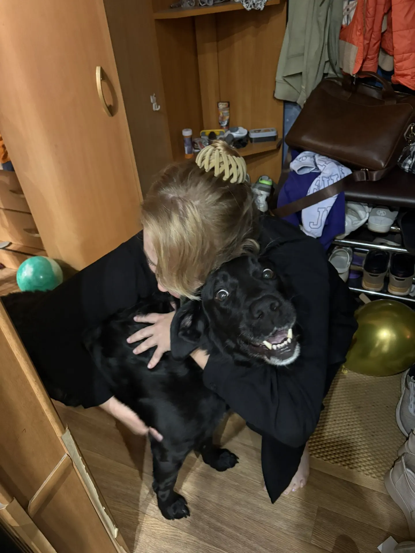 Я сегодня в гостях у своего бывшего пациента.