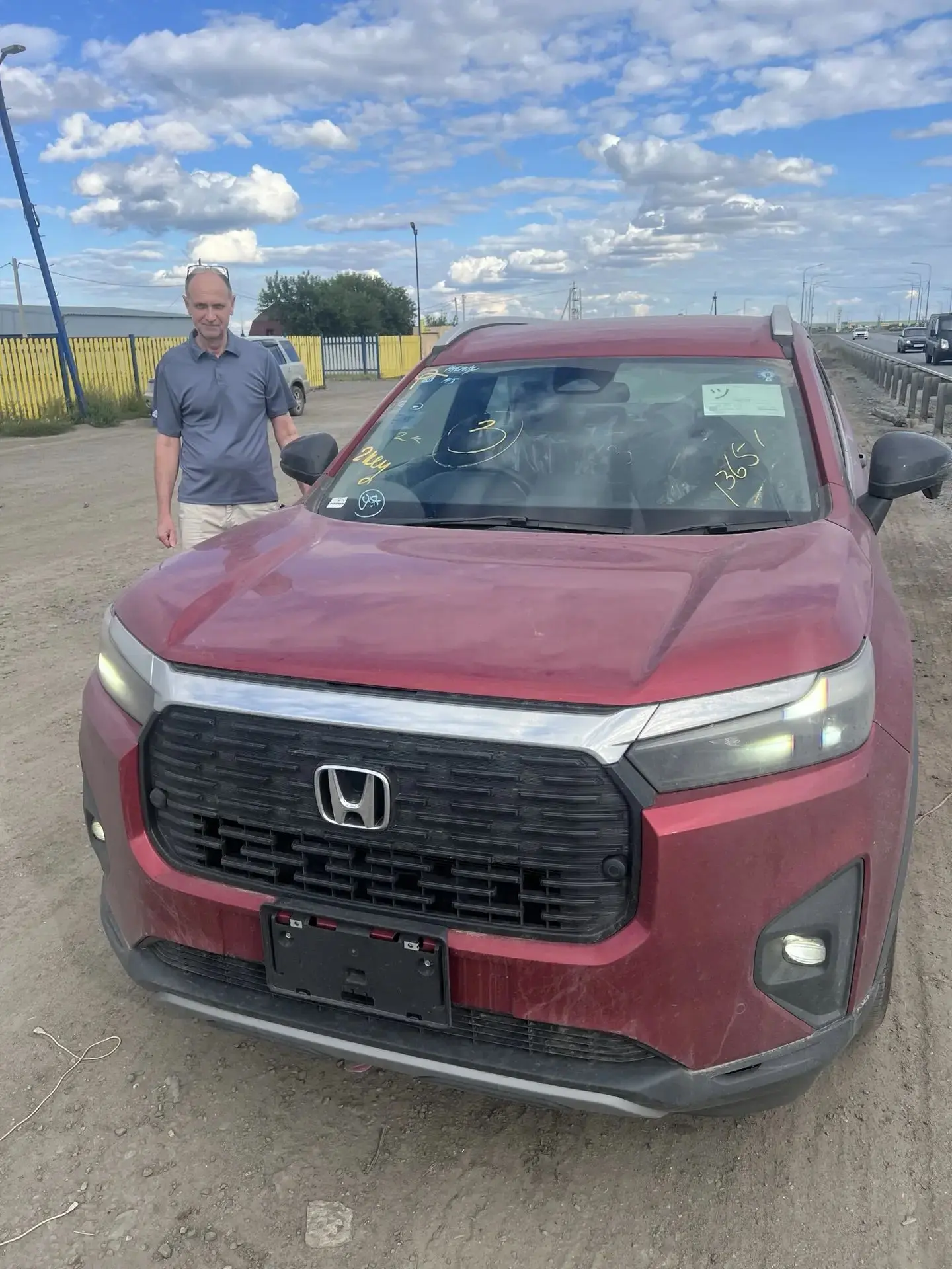 HONDA WR-V - сразу с автовоза вручили Валерию из Кургана!