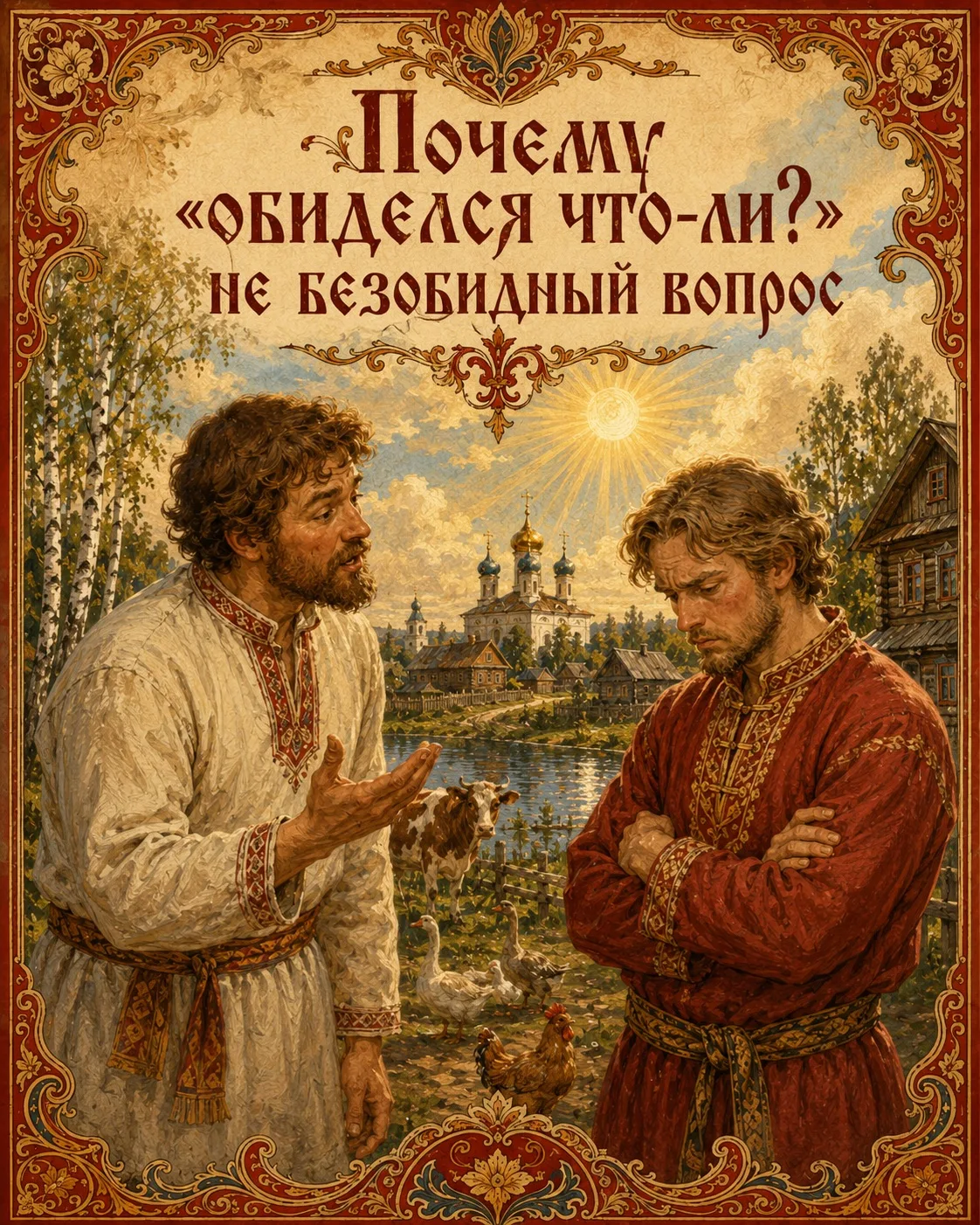 ПОЧЕМУ «ОБИДЕЛСЯ ЧТО-ЛИ?» НЕ БЕЗОБИДНЫЙ ВОПРОС 🌾

На вид — вопрос простой.
А на деле может стать ещ