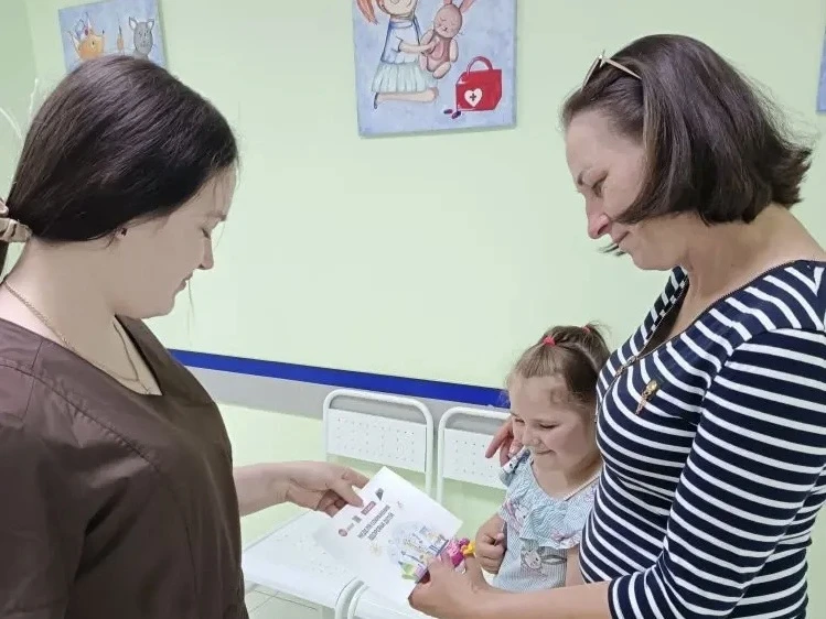 🏥 В  поликлинике прошла акция, приуроченная к Неделе сохранения здоровья детей! 🌟