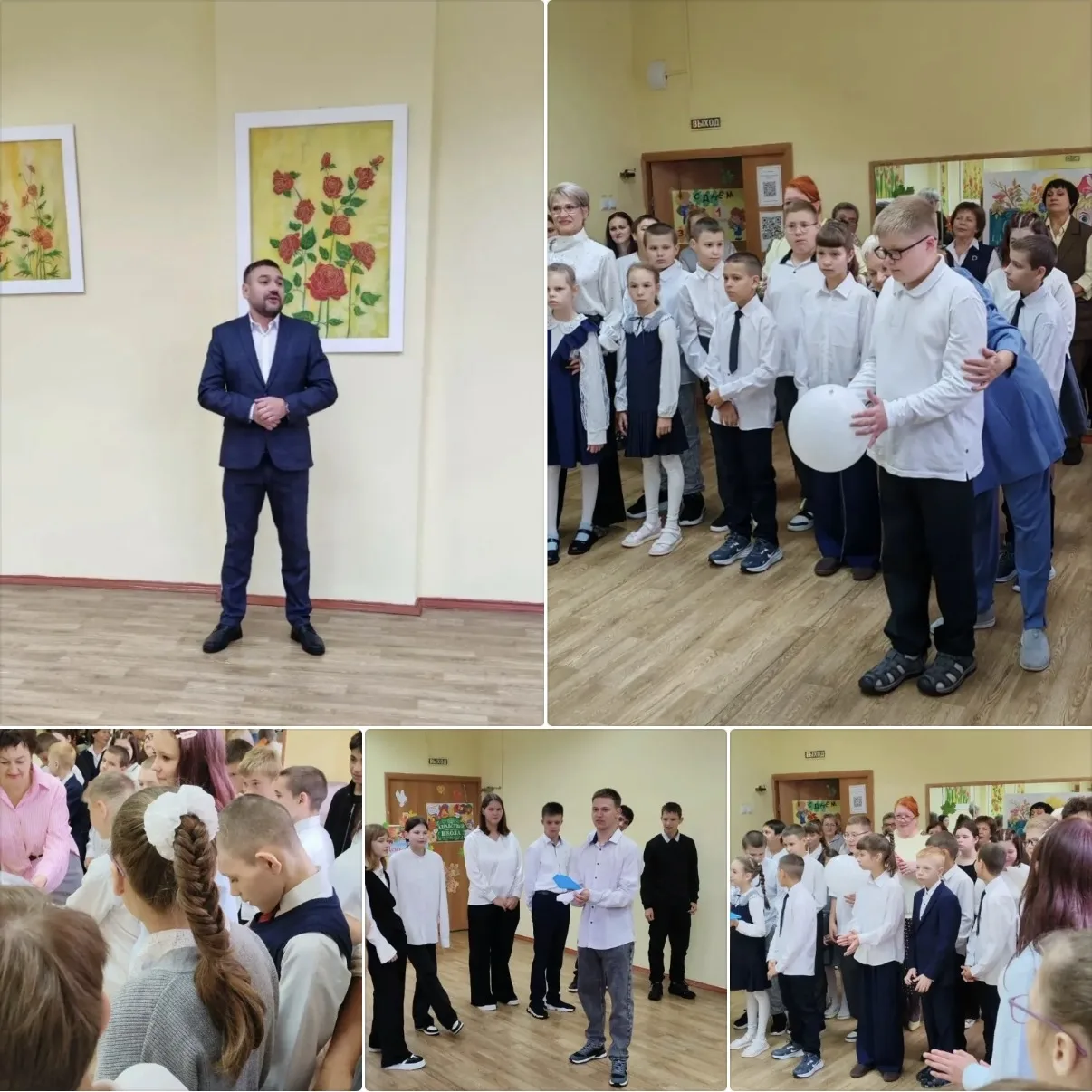 Сегодня в нашей школе состоялась торжественная линейка, посвященная Дню знаний!