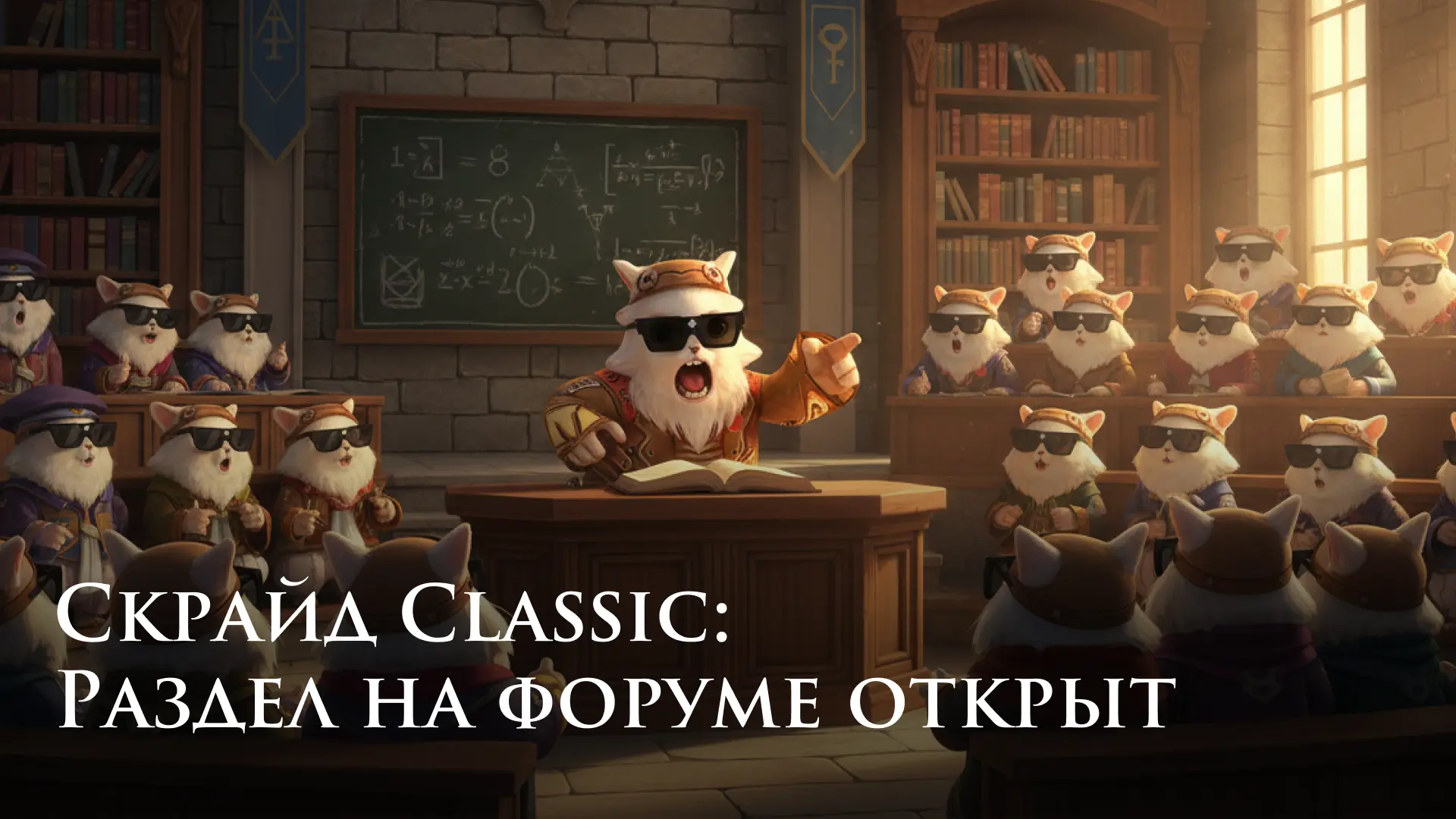 **Пора рекрутиться **

Открыли раздел Скрайд Classic на форуме. Там вы можете начать привлекать малю