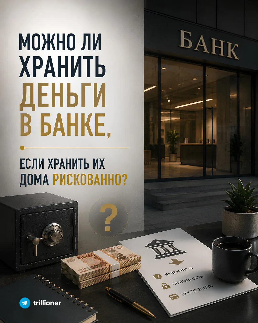 ✔️ Ответ: Да, можно, в любом надежном банке.  Накопившиеся проценты потратите на налоги и штрафы.

�