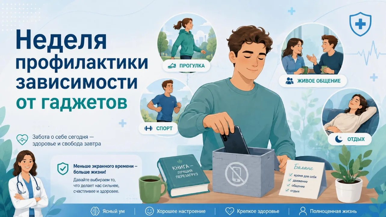Неделя профилактики зависимости от гаджетов

Смартфоны, планшеты и прочие гаджеты стали частью повсе