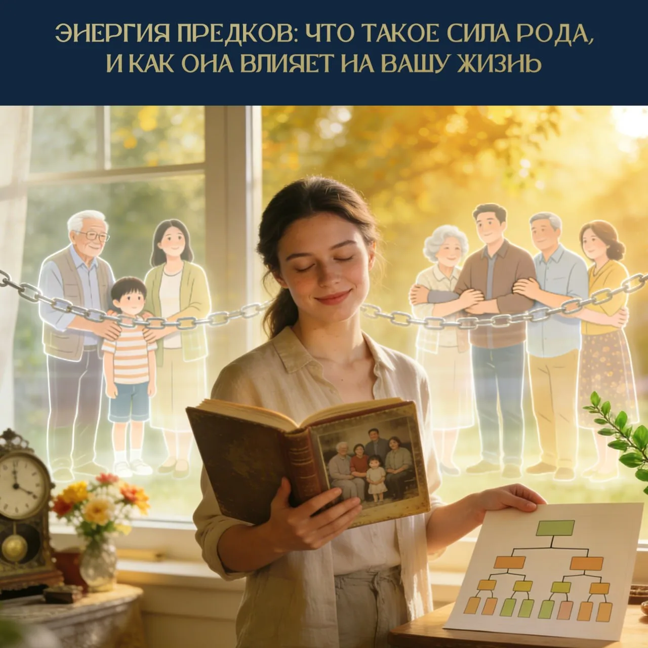 Как Род влияет на жизнь ✨

Когда связь с Родом налажена, исцелены семейные и родовые травмы, энергет