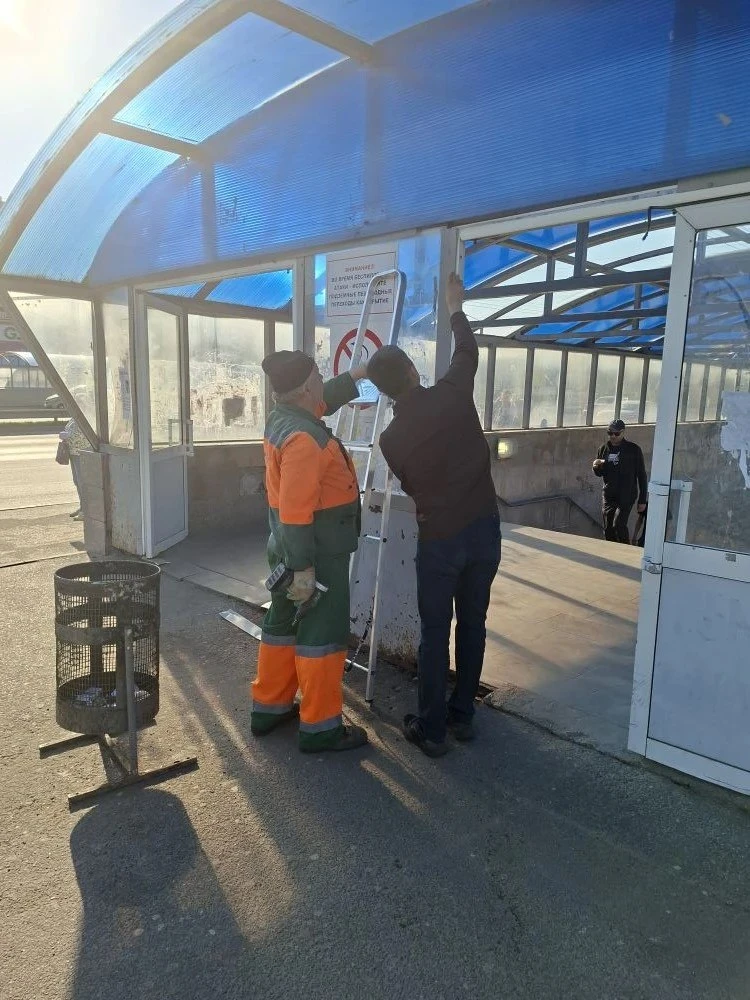 В Чебоксарах восстанавливают подземный переход у МТВ центра  В результате атаки БПЛА повреждён подзе
