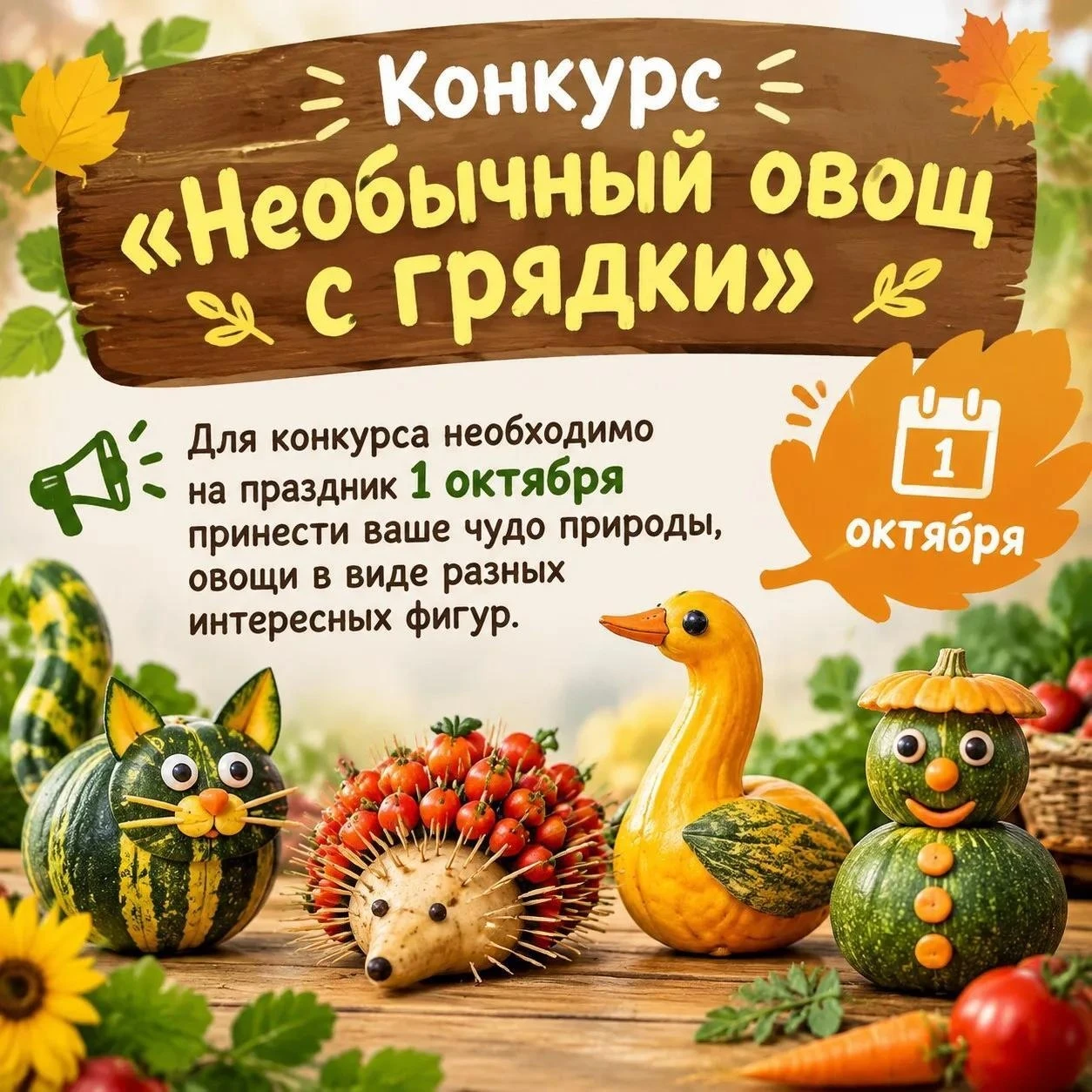 🎉 Внимание! Конкурс ко Дню пожилого человека! 🎉