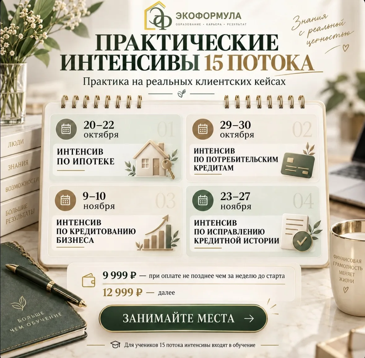 🔥 ПРАКТИЧЕСКИЕ ИНТЕНСИВЫ 15 ПОТОКА