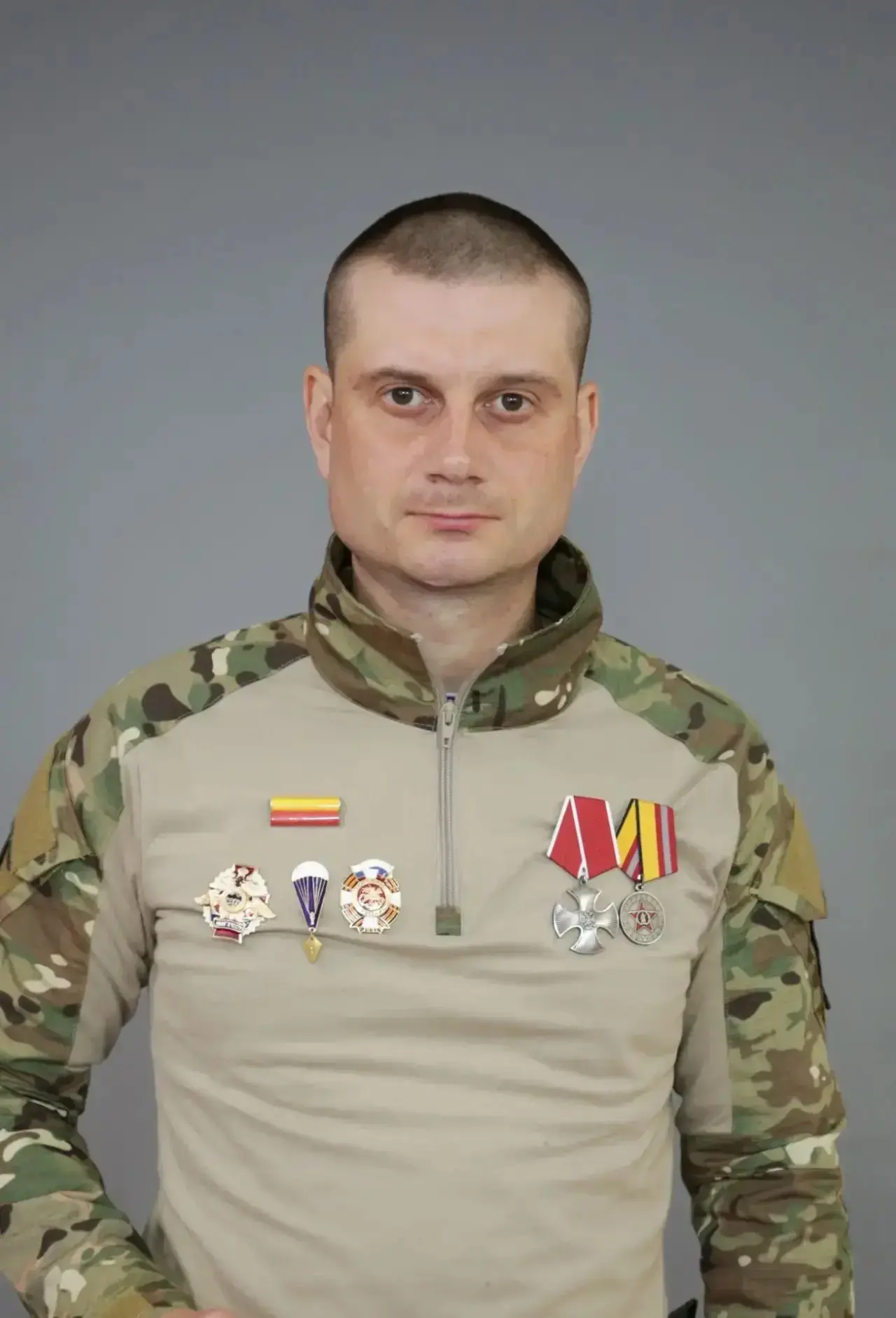 На фото — ветеран СВО, кавалер ордена Мужества Сергей Папуш. До мобилизации работал на ...