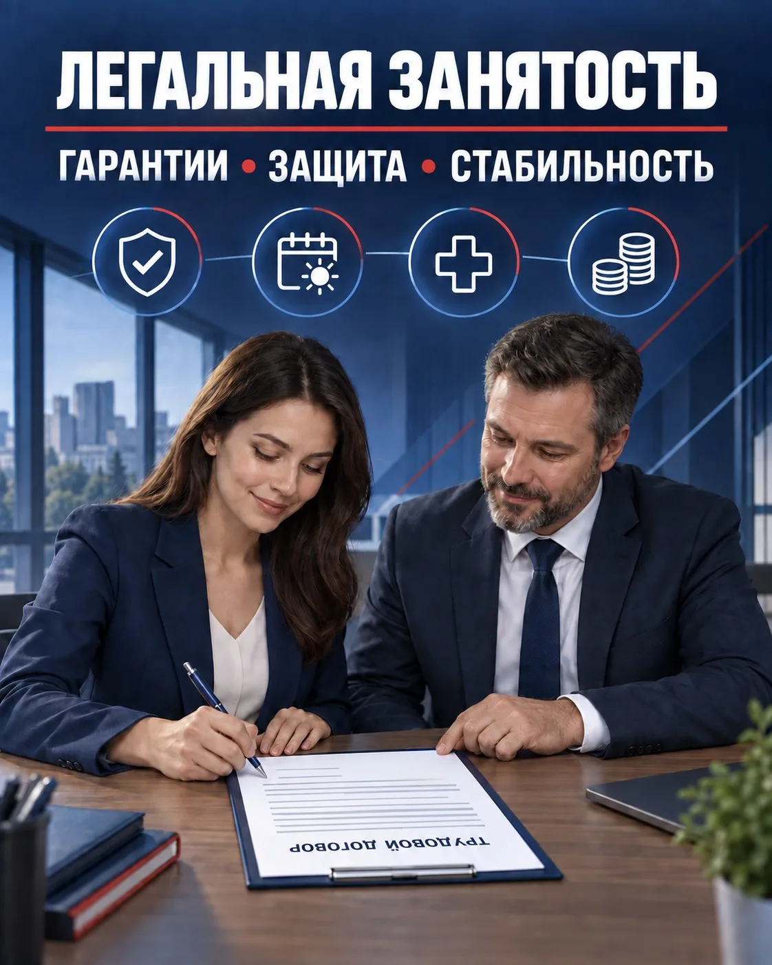 Продолжаем работу по снижению нелегальной занятости в ДНР. На заседании межведомственно...