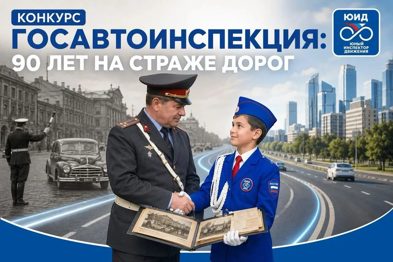 🚦👮🏻‍♂️ Совсем скоро стартует Всероссийский конкурс «Госавтоинспекция: 90 лет на стра...