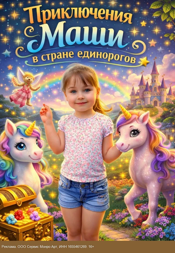 Подарите ребёнку книгу, написанную именно про него!