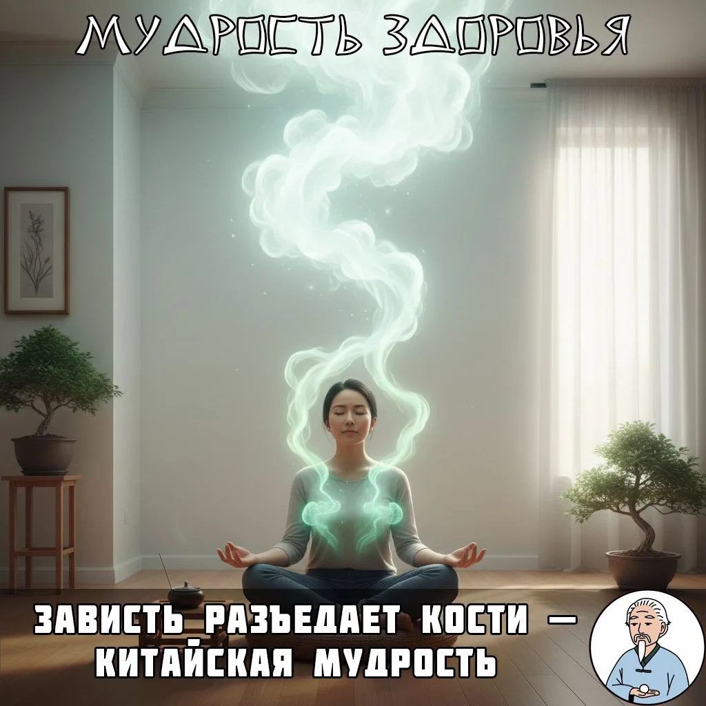 Техника "Зелёный дым" от разрушающей зависти  Человек, съедаемый завистью, стареет в два раза быстре