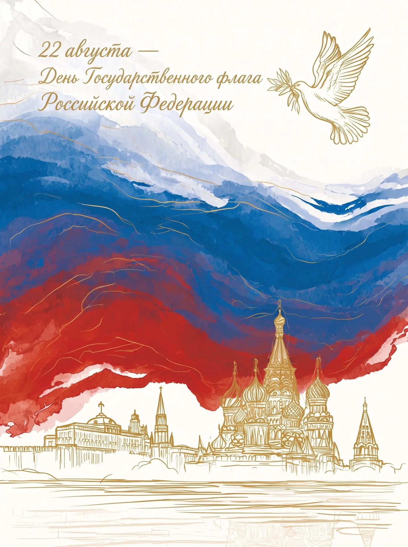 🎉 С Днём Государственного флага России! 🇷🇺