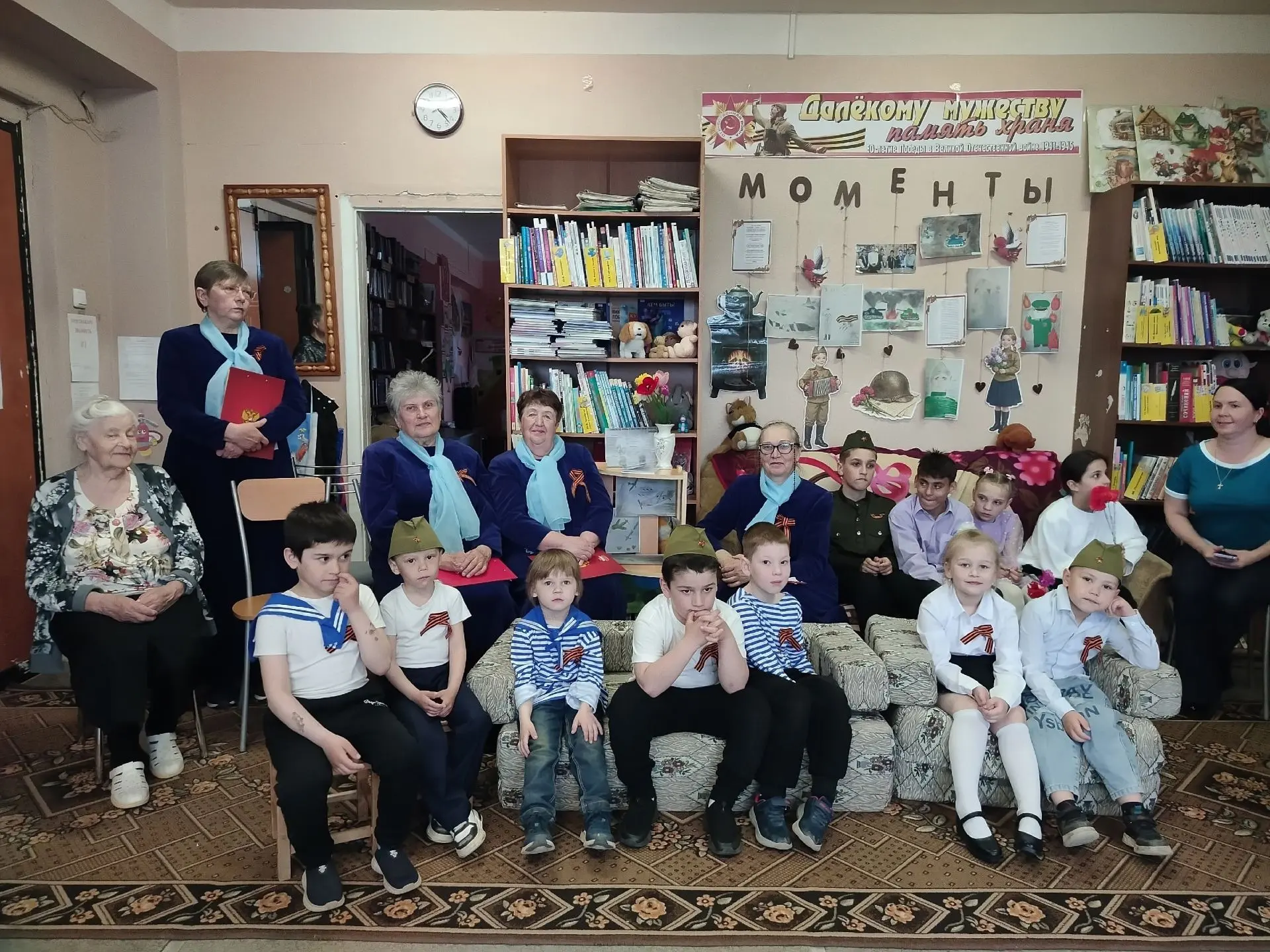 В честь великого празника, Дня Победы, в Пчевской библиотеке был организован целый ряд ...