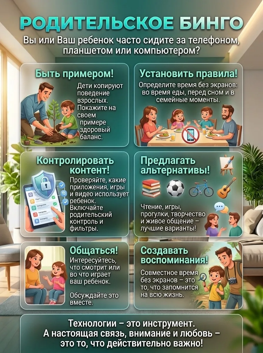 📱 Гаджеты под контролем: мифы и реальность цифрового баланса в семье. 💡

🤔 Мы часто думаем, что ч