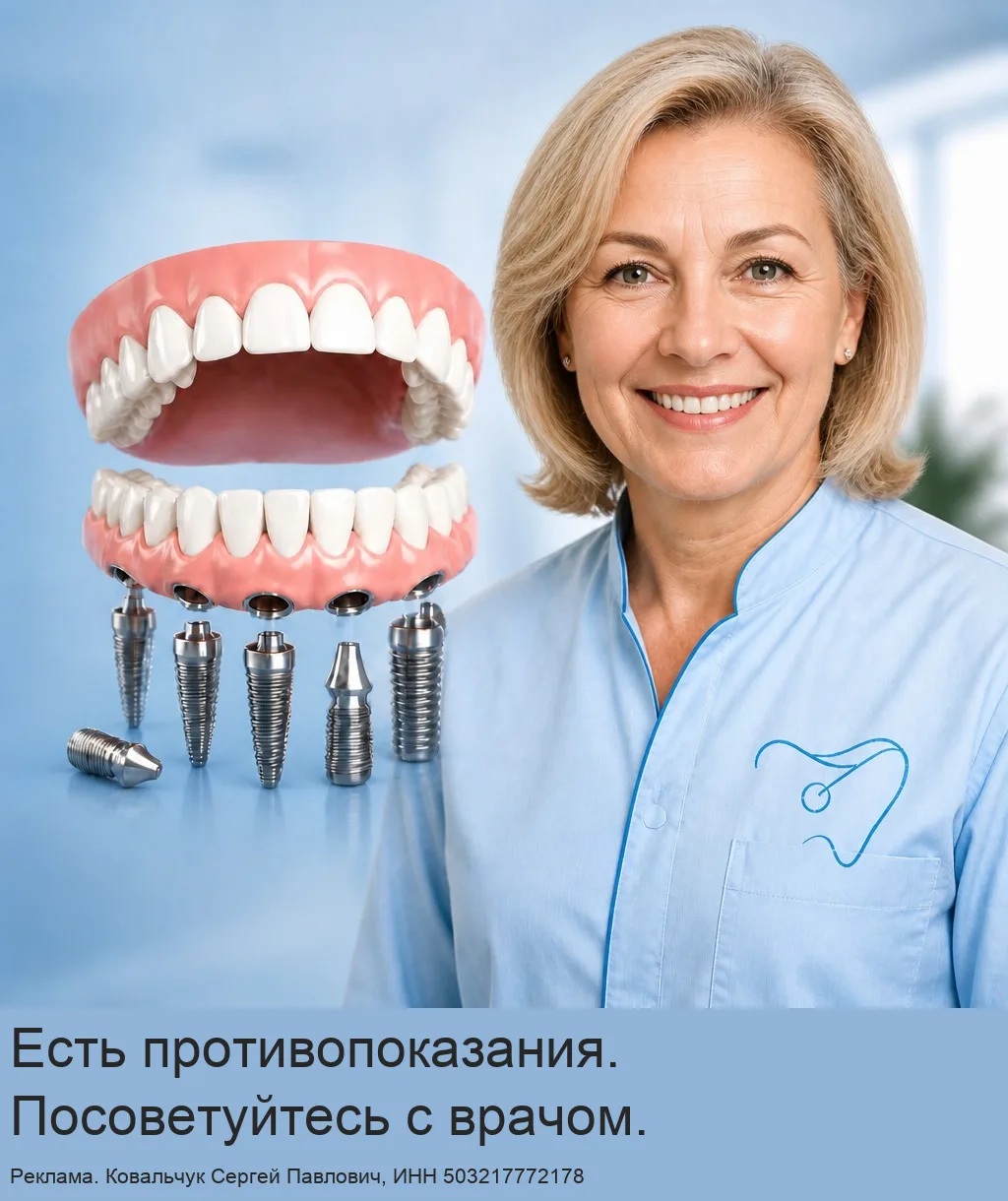 Имплантация зубов за 12 500 ₽/мес! Честная рассрочка!