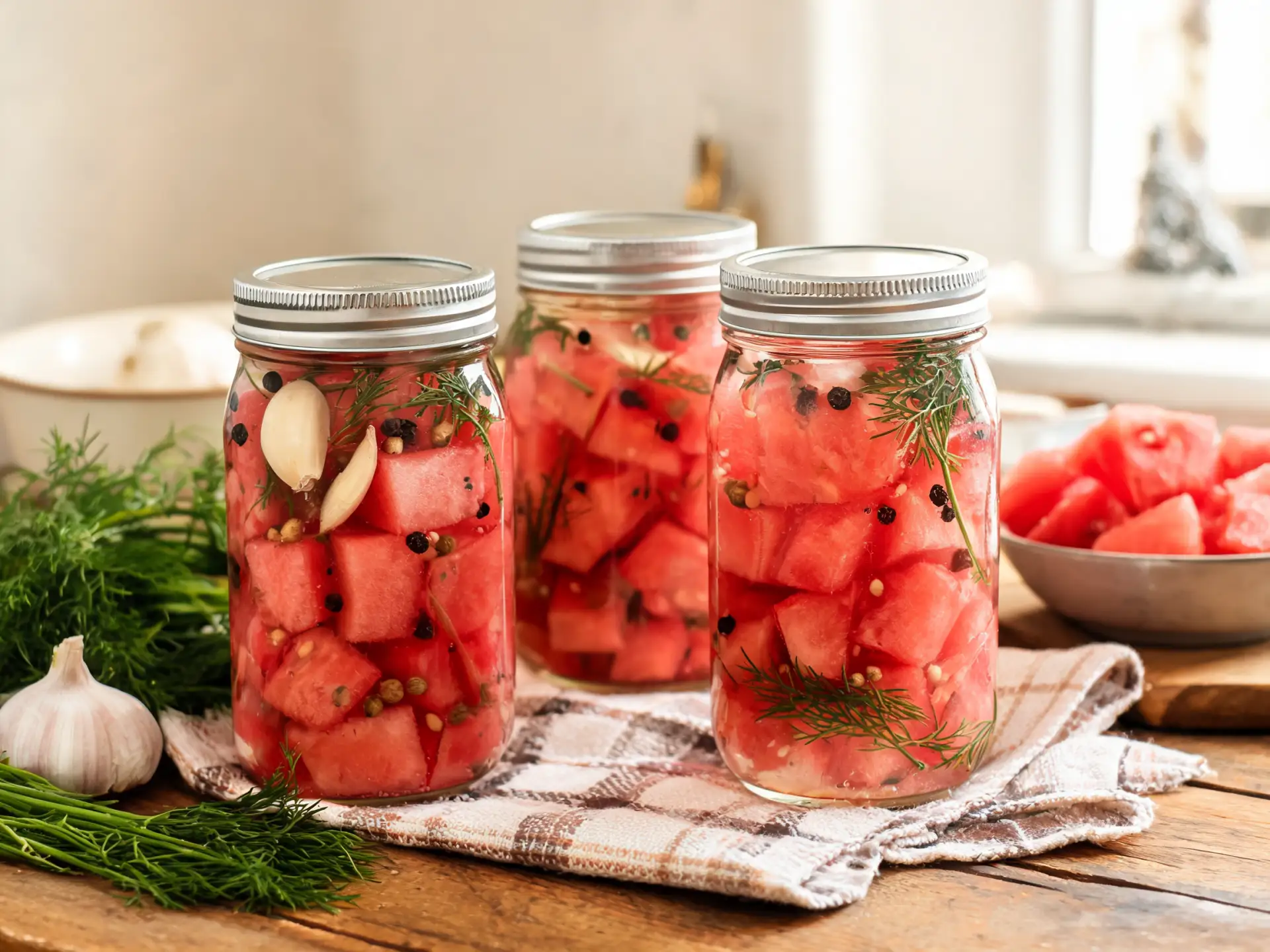 🍉🥫 Маринованные арбузы в банках на зиму (с уксусом) 🥫🍉  

Хотите сохранить кусочек лета до зимы?