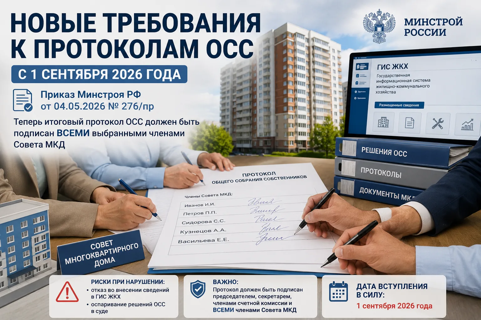 ⚡️НОВЫЕ ТРЕБОВАНИЯ К ПРОТОКОЛАМ ОСС: ВАЖНОЕ ИЗМЕНЕНИЕ.


📄 Приказ Минстроя РФ от 04.05.2026 № 276/п