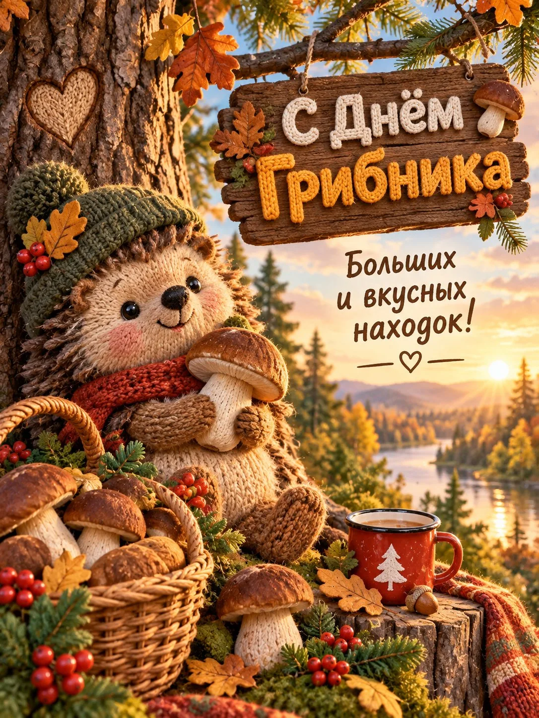 Самое время поздравить профессионала, который никогда не приходит из леса с пустым луко...