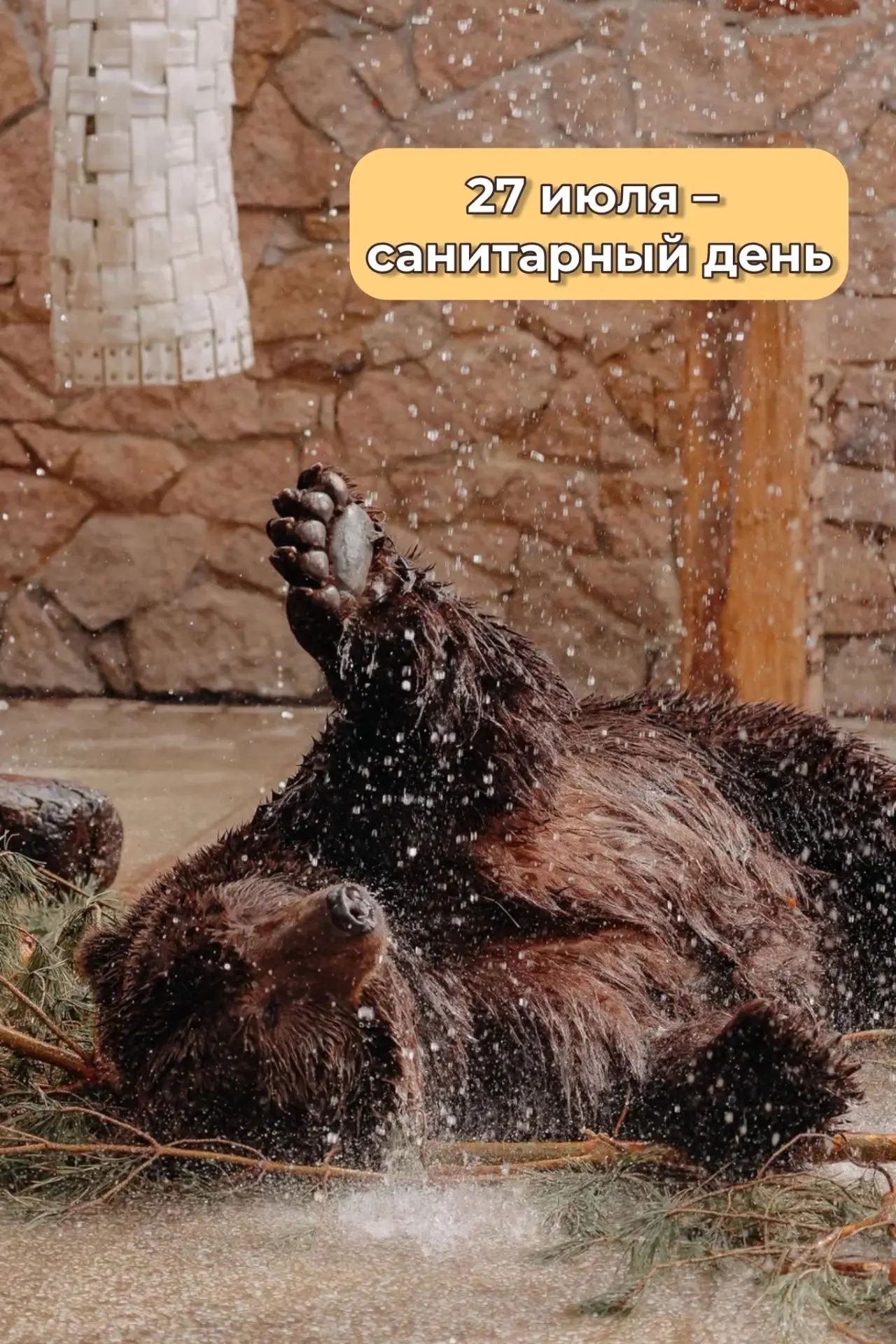 Уважаемые посетители! 

Завтра, 27 июля, зоопарк будет ЗАКРЫТ на санитарный день. 
 
Каждый последни