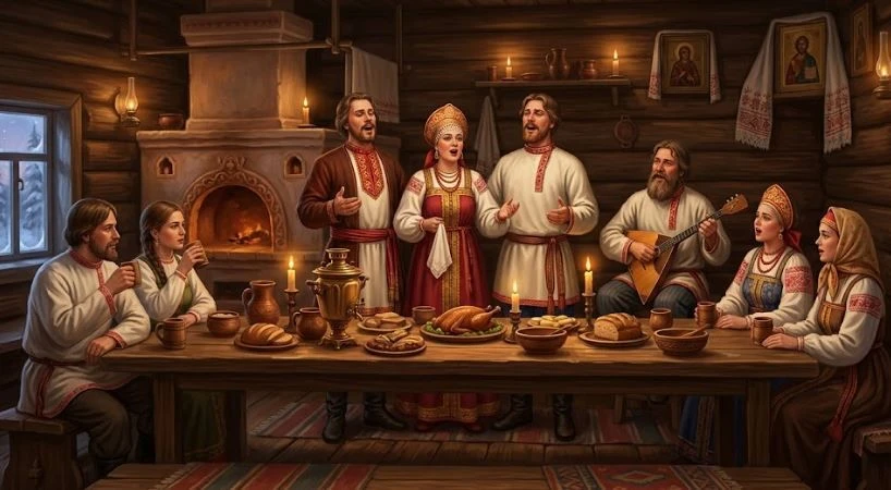 Песни над караваем: как на самом деле пели на Руси и откуда взялся застольный фольклор