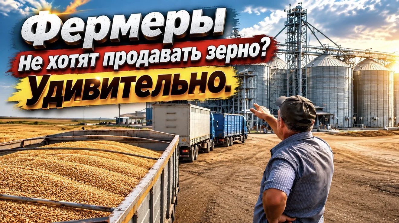 ФЕРМЕРЫ НАЧАЛИ ПРИДЕРЖИВАТЬ ЗЕРНО: ПРОДАВАТЬ ПО 7–8 ТЫСЯЧ НЕ ХОТЯТ