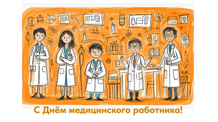 Уважаемые коллеги!

От всей души поздравляем вас с наступающим Днём медицинского работника! Этот ден