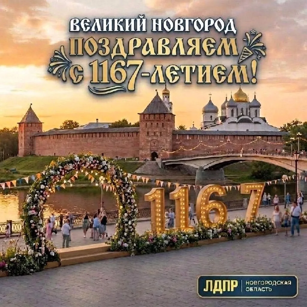 Великому Новгороду — 1167!